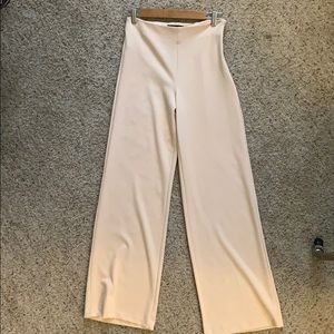 Pretty in pink wide leg trousers!